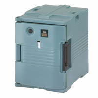 Cambro Ultra Pan Carrier H-Series Heated Front-Loading Insulated Food Carrier, 1-Compartment, 110V, Slate Blue