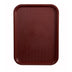 Thumbnail image #2 for Winco Burgundy Polypropylene Fast Food Tray, 14 x 18 Inch