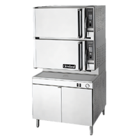 Cleveland Classic ConvectionPro XVI Two-Compartment Electric Convection Steamer, 36-Inch Cabinet Base, 48 kW