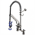 Thumbnail image #2 for EverSteel ULTRARINSE Stainless Steel Wall-Mount Pre-Rinse Faucet Assembly with Add-On Faucet, 8-Inch Centers