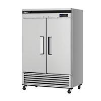 Turbo Air Super Deluxe Two-Section Reach-In Refrigerator, 42.69 Cu. Ft., Bottom-Mount, Stainless Steel