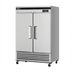 Thumbnail image #1 for Turbo Air Super Deluxe Two-Section Reach-In Refrigerator, 42.69 Cu. Ft., Bottom-Mount, Stainless Steel