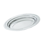 Thumbnail image #1 for Vollrath Miramar® 8231420 Decorative Oval Stainless Steel Food Pan, 3 Quart, 2-Inch Deep, Mirror Finish