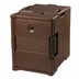 Thumbnail image #1 for Cambro Ultra Pan Carrier Front-Loading Insulated Food Pan Carrier, 60 Qt, Dark Brown