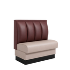 Thumbnail image #1 for ATSMFG ATS AT&S-ASD-W36-6CH GR7 MFG Single Upholstered Booth, 30"L x 36"H, 6-Channel Back