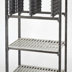 Thumbnail image #1 for Cambro Camshelving® CBUNVRA24580 Storage Rack, 24-1/8"D x 19-1/2"H, for 24" deep shelving, accommodates (4) full-size 4" pans