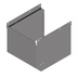 Thumbnail image #1 for John Boos Stainless Steel Apron for PBHS 9