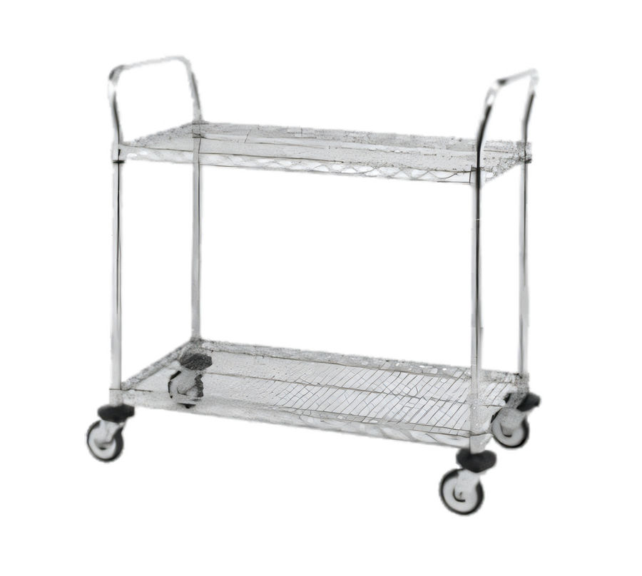 Product image #1 for Metro Super Erecta MW607 2-Shelf Chrome-Plated Utility Bus Cart