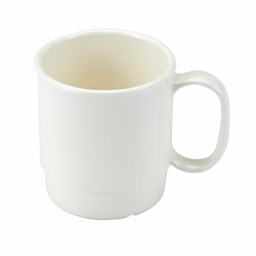 Product image #1 for Cambro Camwear 7-1/2 oz White Stacking Polycarbonate Cup