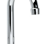 Thumbnail image #1 for Krowne Royal Series 16-130L Commercial Deck-Mount Faucet, Single-Hole, Gooseneck Spout, Polished Chrome