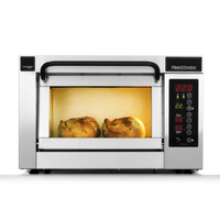 PizzaMaster PM 351ED-1 Countertop Electric Stone Hearth Pizza Oven, 1 Deck, 1 Stone