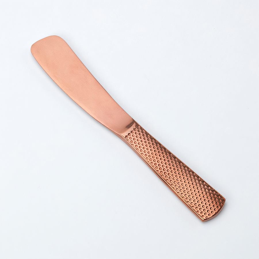 Product image #1 for Vintage 6 5/8-Inch Bronze Hammered Finish Spreader