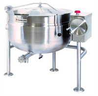 Cleveland Range Short Series 40-Gallon Direct Steam Tilting Steam Jacketed Kettle