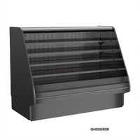 Structural Concepts Fusion® Open Flat Profile Refrigerated Self-Service Countertop Display Case