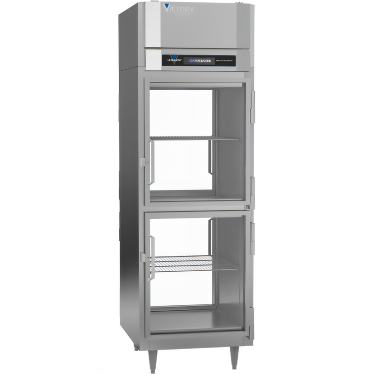 Product image #1 for Victory UltraSpec 1-Section Pass-Thru Glass Half-Door Freezer, Self-Contained, Standard Depth, 22.9 Cu. Ft.