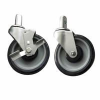 Omcan USA 28637 Shelf Casters & Leveling Feet