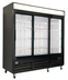 Thumbnail image #1 for Kelvinator Commercial Three-Section Reach-In Refrigerated Glass Door Merchandiser, 72 Cu. Ft., Bottom-Mount Self-Contained Refrigeration