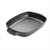 Thumbnail image #1 for American Metalcraft 64 oz Rectangular Porcelain Casserole Dish with Handles, Black Matte Finish