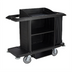 Thumbnail image #1 for Rubbermaid Xtra Full Size Plastic Housekeeping Cart with Vinyl Bag and Vacuum Holder