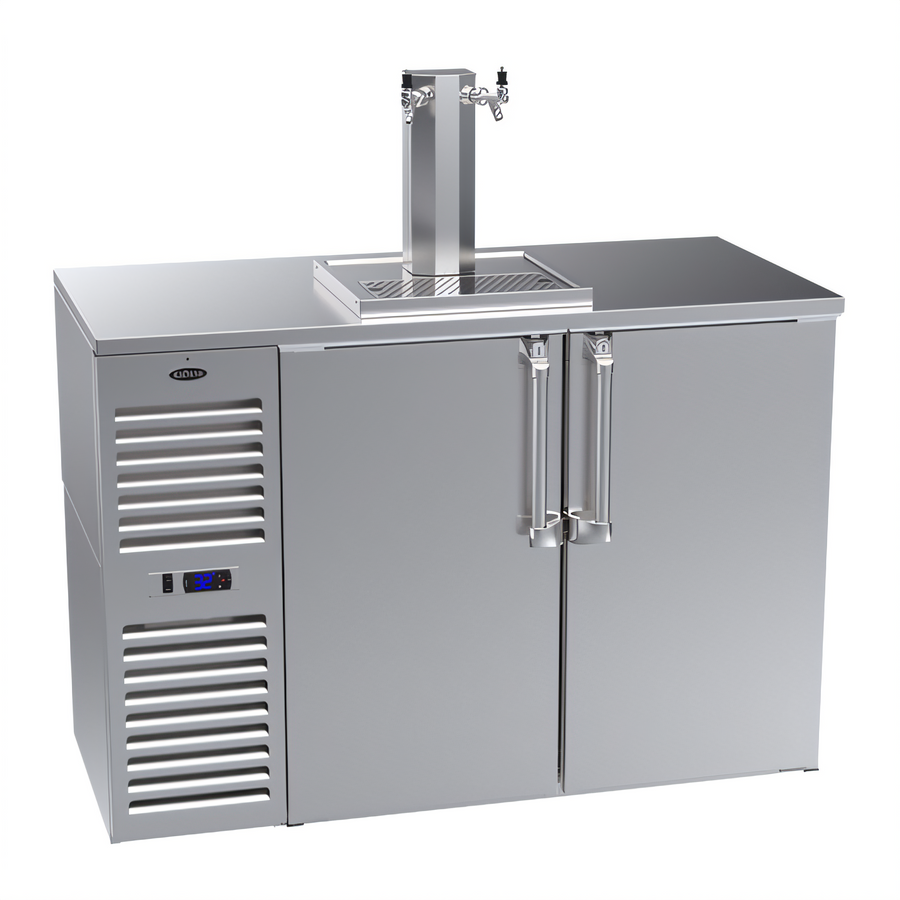 Product image #1 for Krowne DB52 Two-Section Self-Contained Direct Draw Draft Beer Cooler