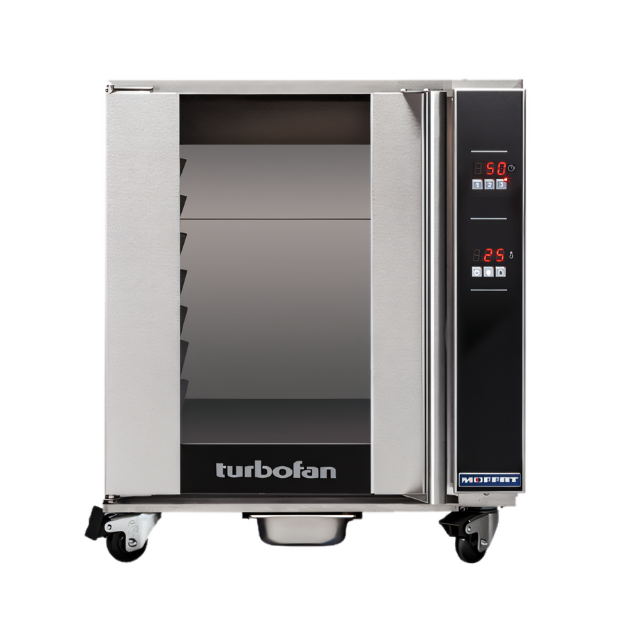 Product image #1 for Turbofan H8D-FS-UC Undercounter Electric Holding Cabinet, 8 Full-Size Pan Capacity, Digital Controls, Glass Door
