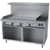 Thumbnail image #1 for Garland G Starfire Pro 60-Inch Commercial Gas Range with 2 Open Burners, 48-Inch Griddle, and 2 Storage Bases