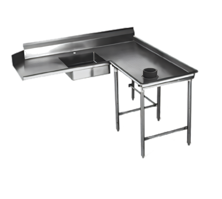 Product image #1 for Eagle Group 108-Inch Right-Hand Island Soiled Dishtable with 20 x 20 x 5 Pre-Rinse Sink