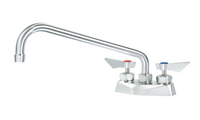 Krowne Diamond Series 4-Inch Center Deck Mount Faucet with 12-Inch Swing Spout, 1.8 GPM