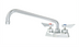 Thumbnail image #1 for Krowne Diamond Series 4-Inch Center Deck Mount Faucet with 12-Inch Swing Spout, 1.8 GPM