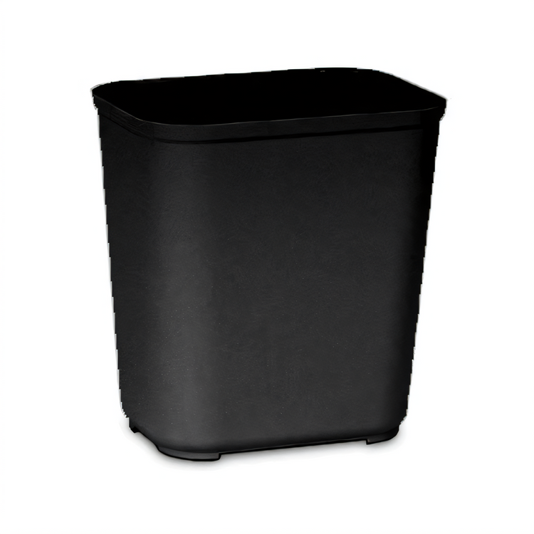 Product image #1 for Rubbermaid Commercial 28-Quart Fire-Resistant Fiberglass Waste Basket, Black