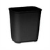 Thumbnail image #1 for Rubbermaid Commercial 28-Quart Fire-Resistant Fiberglass Waste Basket, Black