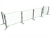 Thumbnail image #1 for Flav-R-Shield Portable 4-Bay Single-Sided Sneeze Guard, 132-Inch Wide