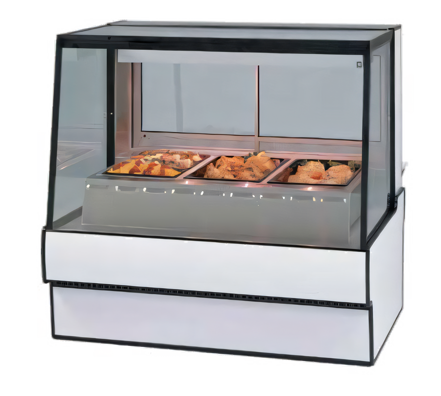 Product image #1 for Federal Industries High Volume Series 3-Well Full-Service Heated Deli Case, Wet or Dry Heat, 50-1/8 Inch Wide