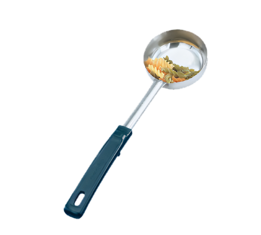 Product image #1 for Vollrath Spoodle® 6 oz Solid Portion Control Serving Spoon with Black Grip 'N Serv® Handle