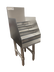Thumbnail image #1 for Freestanding Underbar Raised Liquor Bottle Display Unit, 12-Bottle, 5-Step, 304 Stainless Steel