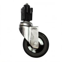 Commercial Shelving Stem Caster Without Brakes