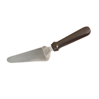 American Metalcraft 10.5-Inch Flexible Offset Pizza/Pie Server with Stainless Steel Blade and Brown Plastic Handle