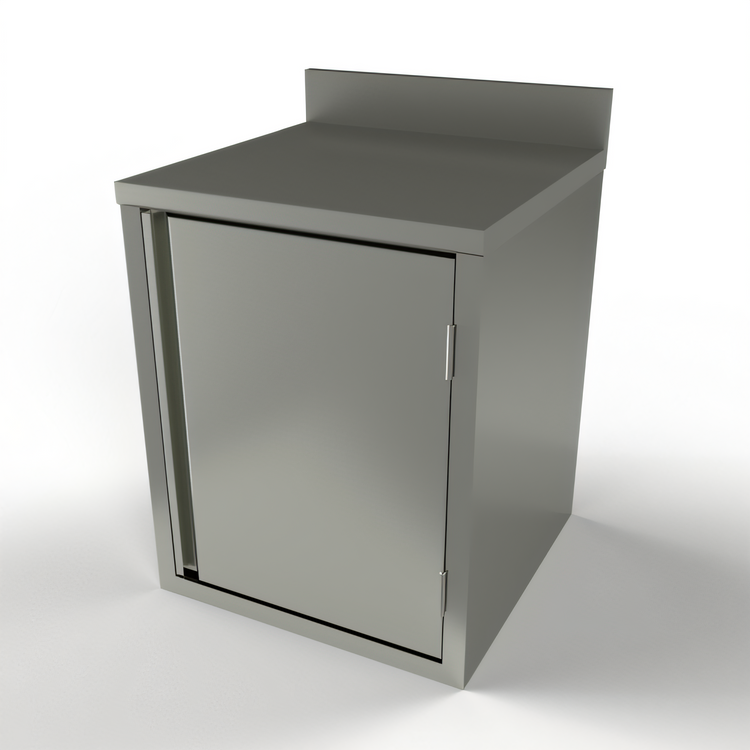 Product image #1 for BK Resources Stainless Steel Underbar Cabinet with Hinged Door, 24 x 24 Base