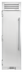 Thumbnail image #1 for True Residential 24-Inch One-Section Upright Reach-In Refrigerator with Solid Hinged Door, Stainless Steel, Self-Contained, 115V