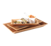 Thumbnail image #1 for American Metalcraft Rectangular Bamboo Serving Tray, 14-1/4 x 7-1/2 x 1-1/2 Inches