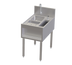 Thumbnail image #1 for Tobin Ellis Signature 18-Inch Freestanding Single-Bowl Underbar Utility Sink with Glass Rinser and Tool Caddy