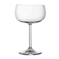 Lucaris Rims 12 oz Clear Stemmed Coupe Champagne Glass