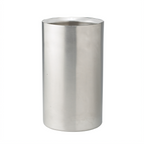 Thumbnail image #1 for Winco WC-5 Insulated Round Stainless Steel Wine Cooler, 1-Bottle, Satin Finish Case of 24