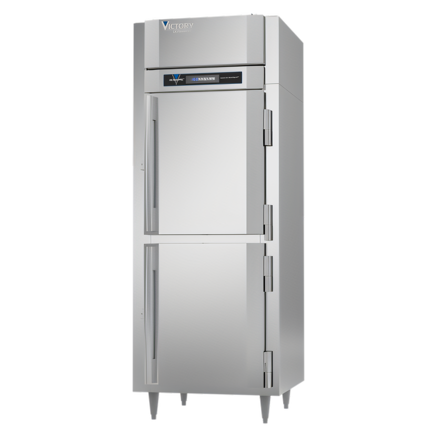 Product image #1 for UltraSpec™ FS-1D-S1-EW-PT-HD-HC One-Section Pass-Thru Freezer with Half-Height Solid Doors
