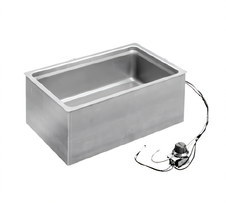 Product image #1 for Wells BMW-206RT Built-In Bottom-Mount Electric Hot Well Food Warmer, 1 Full-Size Pan, Wet/Dry, Stainless Steel