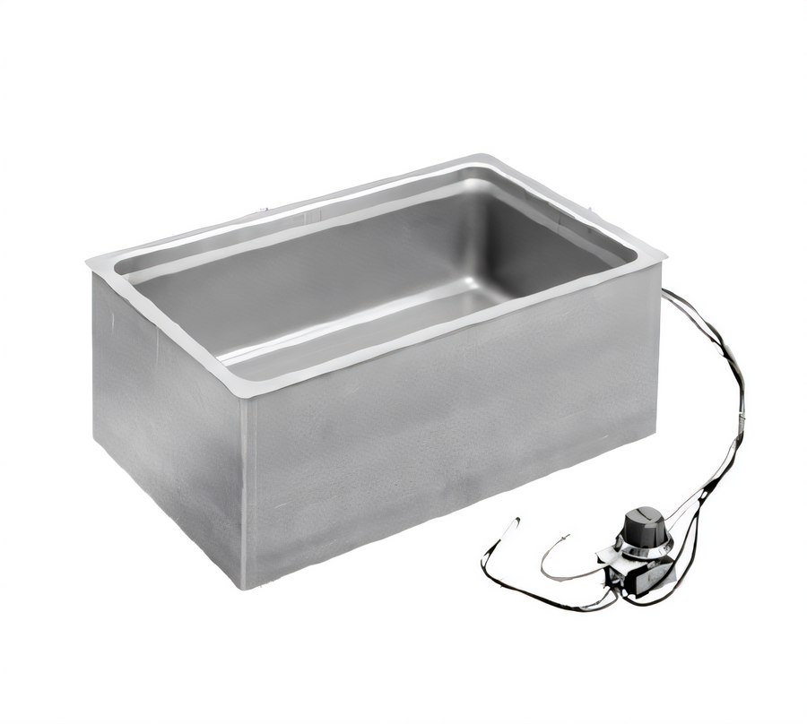 Product image #1 for Wells BMW-206RT Built-In Bottom-Mount Electric Hot Well Food Warmer, 1 Full-Size Pan, Wet/Dry, Stainless Steel