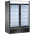 Thumbnail image #1 for Maxx Cold V-Series 48 Cu. Ft. 2-Door Glass Door Merchandiser Freezer