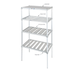Thumbnail image #1 for Channel Manufacturing SA2454 54 x 24 Inch Solid Adjustable Aluminum Shelf, 500 lb. Capacity