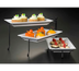 Thumbnail image #1 for Ironworks 3-Tier Wrought Iron Buffet Stand Set with Melamine Platters