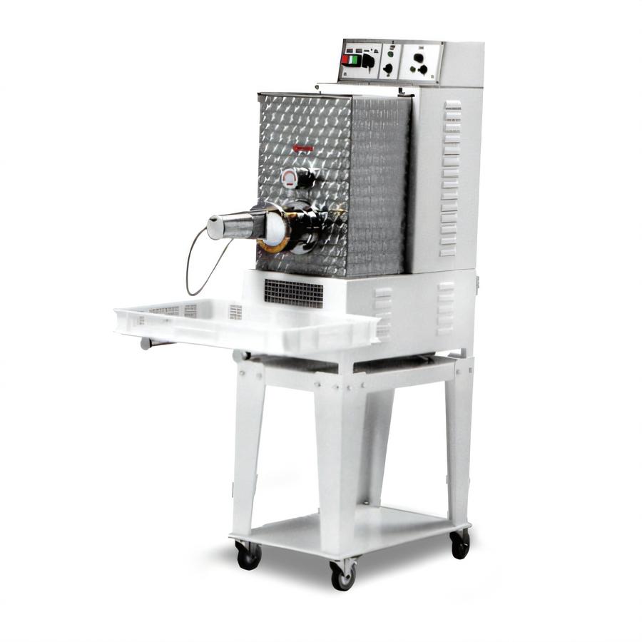 Product image #1 for Trento Avancini TR95 Floor Model Pasta Machine with Motorized Cutters, Fan Coolers, and Trolley